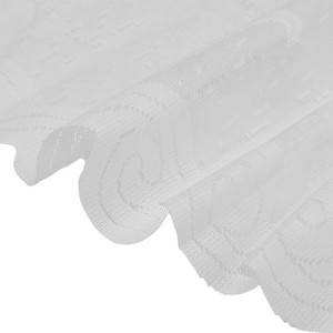 Unique Bargains Kitchen Curtains Short Kitchen Curtains with Eyelets 62.99"L x 23.62"W White - 1 of 4