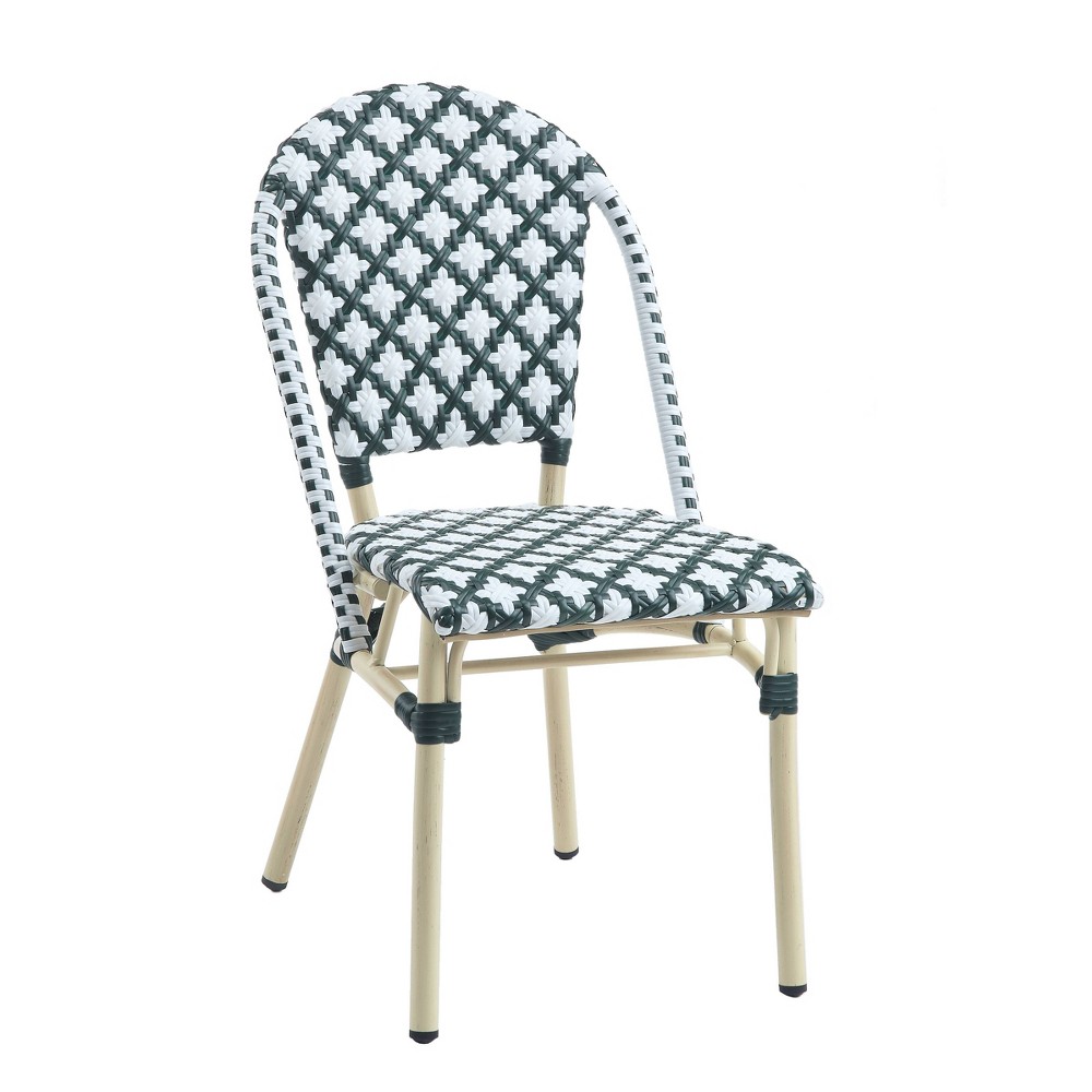 Photos - Garden Furniture Adkins 2pk Quatrefoil Patio Chairs - Green - miBasics