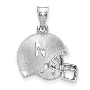 Black Bow Jewelry Sterling Silver Nebraska Cornhuskers NCAA Pendant - 1 of 3