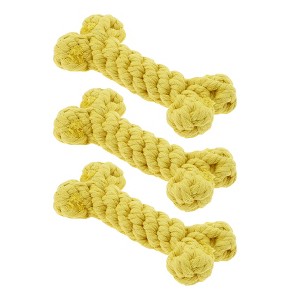 Unique Bargains Bone Shape Dog Chew Rope - 1 of 4