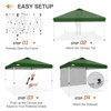 EAGLE PEAK 12x12ft Pop Up Canopy with One Sidewall, Easy Setup Event Instant Tent - 2 of 4