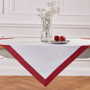 Solino Home Linen Festive Edge Table Throw - 1 of 4
