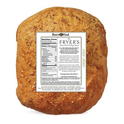 Boar's Head The Fryer's Deep Fried Turkey Breast - 4.78lbs