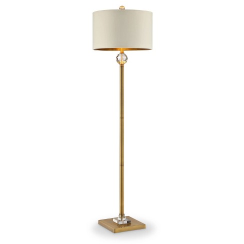 Antique Solid Brass Floor Lamp - Foter