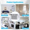 12K BTU Smart Window AC - Cools 550 Sq.Ft, WiFi/Alexa, Ultra Quiet, Energy Star, Remote, Easy Install - 3 of 4