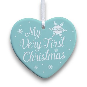 Personalization Mall My Very First Christmas Baby Ornament - 1 of 4