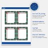 Avery Labels, 4" x 3-1/3", Silver-Green Plaid, Matte, 40ct - 3 of 4