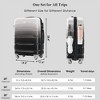 XINGHANZHENXUAN 3-Piece Luggage Set, 20" Carry-On Hard Shell Suitcase with Spinner Wheels - 2 of 4