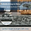 Acekool Washable Area Rug 2x6 Ultra Soft Botanical Floral Throw Carpet, Stain Resistant Non-Slip Indoor Rug for Living Room Bedroom - 4 of 4