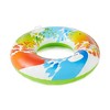 INTEX 58202EP Inflatable Rainbow Ombre Tube: Heavy Duty Grab Handles – 2 Air Chambers – 48" Diameter – 220lb Weight Capacity – - 2 of 4