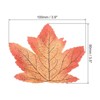 Unique Bargains Wedding Thanksgiving Halloween Decoration Fake Artificial Maple Leaves 100 Pcs - 2 of 4