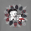 Juniors Womens Betty Boop Easter Egg Frame T-Shirt - 2 of 4