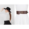 INSPIRE CHIC Women's Obi Vintage Faux Leather Buckle Wide Belts - 4 of 4
