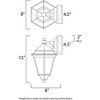 Maxim Lighting Westlake 1 - Light Wall Light in  Black - 2 of 2