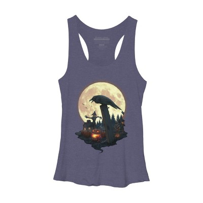 Women's Design By Humans Halloween Theme By chriskar Racerback Tank Top