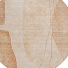 Terra Cotta Orange And Copper Abstract Washable Indoor Outdoor Area Rug - 4 of 4