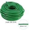 Unique Bargains PVC Metal Wire Flexible Durable Garden Plant Tie 20M / 65.6ft 0.2" Dia Green 1 Pc - 2 of 4