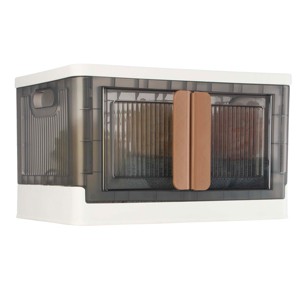 Home-Complete 8.4 Gal Foldable Storage Bin with Lid - 1 of 4