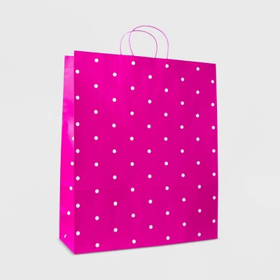 XLarge Dotted Bag White/Pink - Spritz™