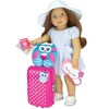 Sophia's - 18" Doll - Travel Suitcase Set - Hot Pink - 3 of 4