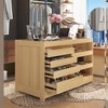 Famapy Glass Organizer Cabinet with Multi-Functional Drawers Jewelry Armoire Dresser - 2 of 4