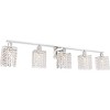 Elegant Lighting Phineas 5 light Chrome and Clear Crystals wall sconce - 4 of 4