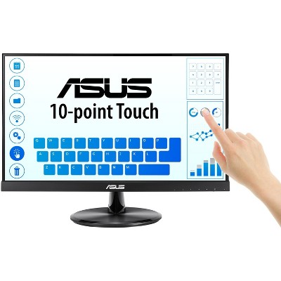 ASUS VT229H 21.5 Inch Monitor 1080P IPS 10-Point Touch Eye Care, HDMI, VGA - Black