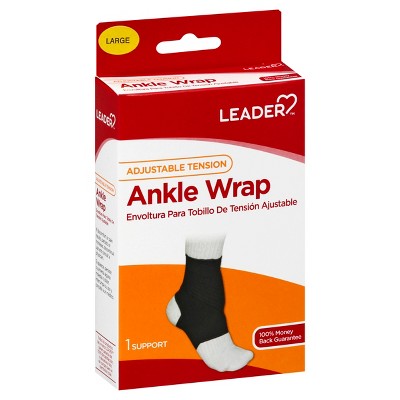 Leader Large Adjustable Tension Ankle Wrap 1 ea