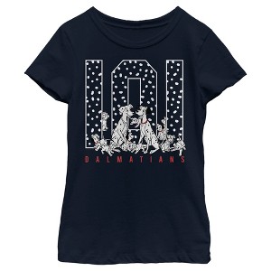 Girl's One Hundred and One Dalmatians The Whole Family T-Shirt - 1 of 4