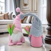 Christmas Gnomes Plush Decoration,Gnome Plush Christmas Decoration Handmade Swedish Dwarf Scandinavian Tomte Elf Gnomes for Home Office Table Decor - 4 of 4
