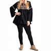 Women's Button Down Embroidered Shirt - Velzera - 2 of 3