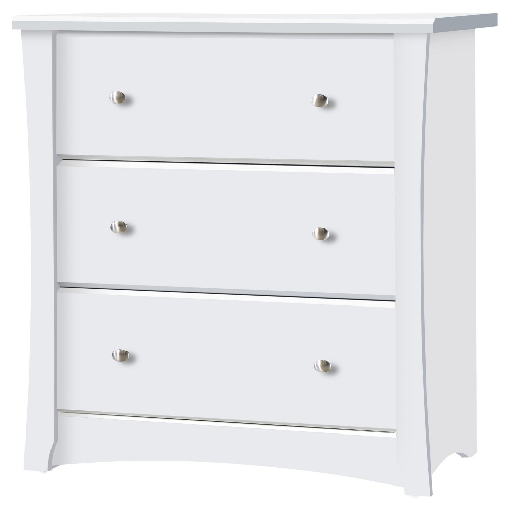 Upc 056927100910 Storkcraft Crescent 3 Drawer Chest White