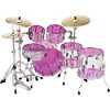 Remo Powerstroke P3 Colortone Pink Resonant Bass Drum Head With 5" Offset Hole 26 in. - 3 of 3