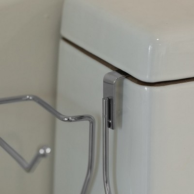 Chrome Over-the-Tank Dual Toilet Paper Holder Set