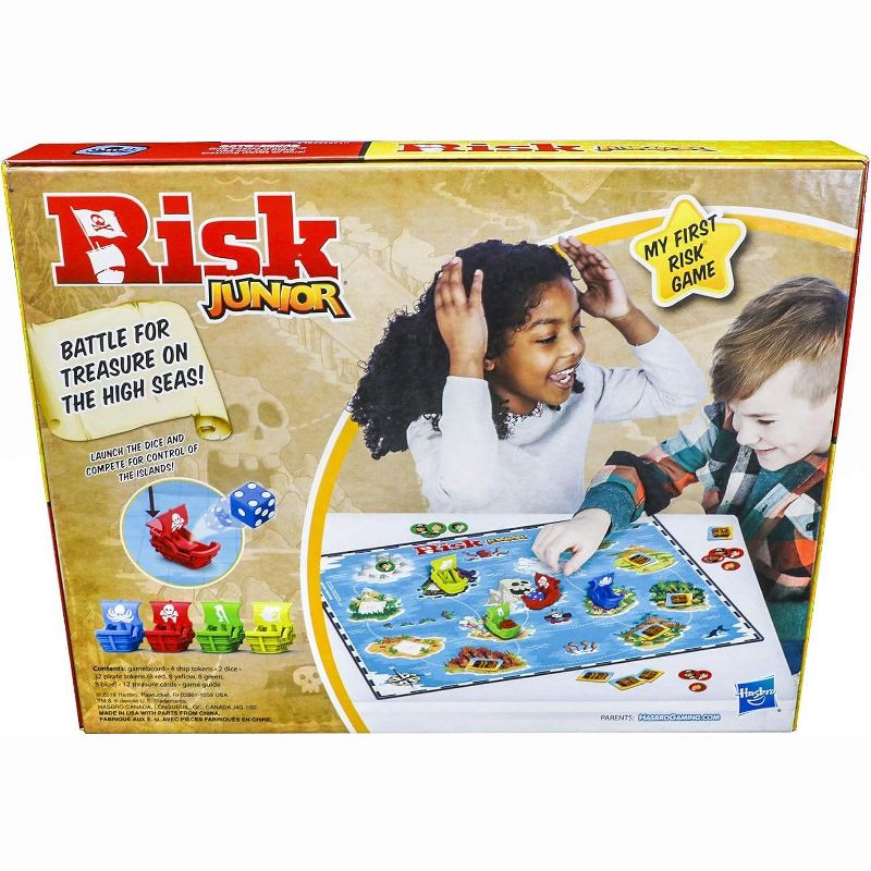 Risk Junior : Strategy Board Game; A Kid's Intro to The Classic Game for Ages 5 and Up; Pirate Themed, 5 of 8