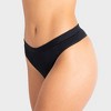 Saalt Leak Proof Period Underwear Light Absorbency - Super Soft Modal Comfort Thong - 3 of 4