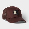 Champion Adult Logan Twill Trucker Hat - Maroon - 3 of 4