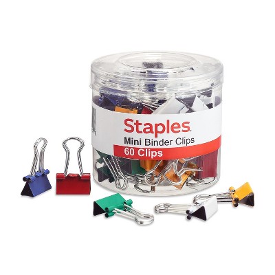 Officemate Mini Binder Clips Metal AST 31024