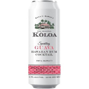 Koloa Rum Co. Sparkling Guava Rum RTD - 4pk/355ml Cans - 1 of 1