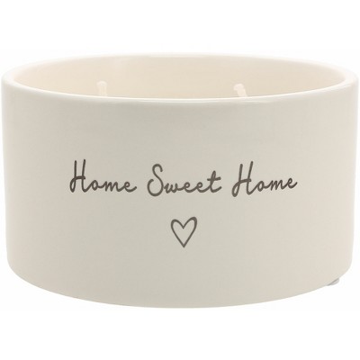 Pavilion Gift Company - Home Sweet Home - Double Wick 10 oz 100% Soy Wax Candle Scent: Tranquility - Flame Candles
