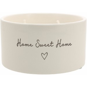Pavilion Gift Company - Home Sweet Home - Double Wick 10 oz 100% Soy Wax Candle Scent: Tranquility - Flame Candles - 1 of 4