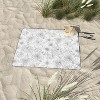 Emanuela Carratoni Line Art Floral Theme Picnic Blanket - Deny Designs - 3 of 3
