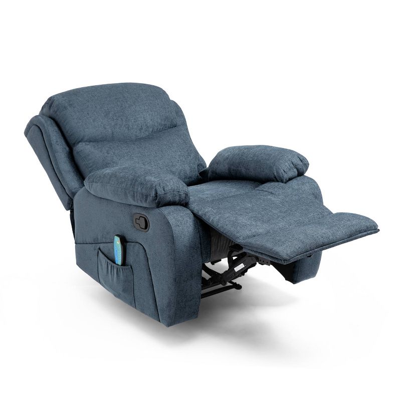 Porterdale Contemporary Pillow Tufted Massage Recliner Charcoal - Christopher Knight Home, 4 of 13
