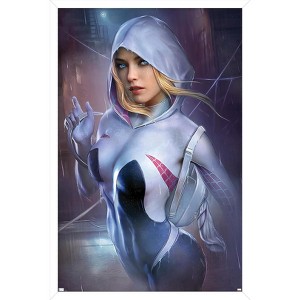 Trends International Marvel Comics - Ghost Spider - Ghost Spider #1 Variant Cover Framed Wall Poster Prints - 1 of 4