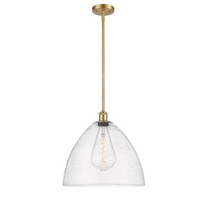 Bristol Glass - 1 Light Pendant In Industrial Style-16.75 Inches Tall and 16 Inches Wide - 1 of 1