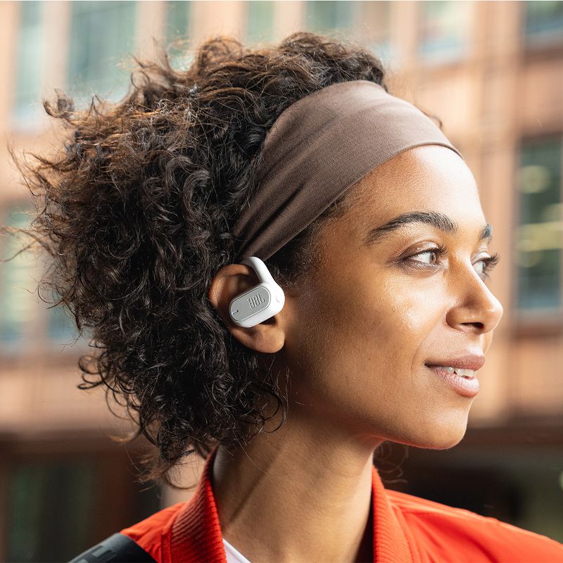 JBL Soundgear Sense Hybrid Open-Ear Headphones with Detachable Neckband (White), 2 of 13