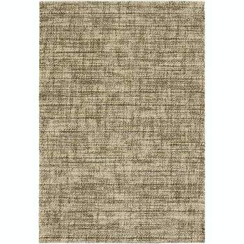 Oriental Weavers Pasargad Home Astor Collection Fabric Beige/Brown Distressed Pattern- Living Room, Bedroom, Home Office Area Rug, 6' 7" X 9' 6"