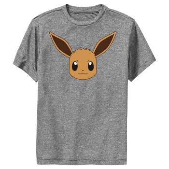 Men's Pokemon Eevee Face T-Shirt - Athletic Heather - x Large