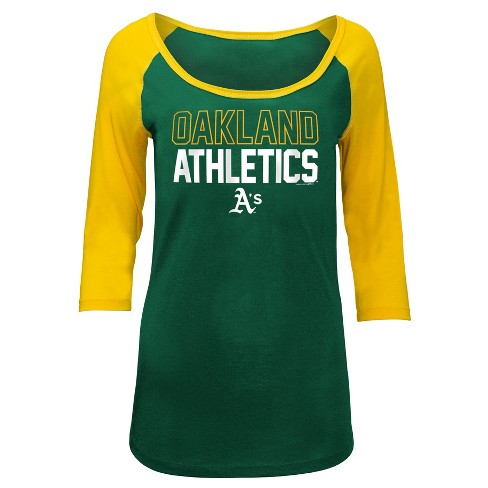Mlb Oakland Athletics Women's Play Ball Fashion Jersey : Target