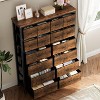 Jojoka Tall Dresser for Bedroom,16 Drawer Dressers & Chests of Drawers, Fabric Storage Drawer, 11.8" D x 39.9" W x 51.2" H - 4 of 4